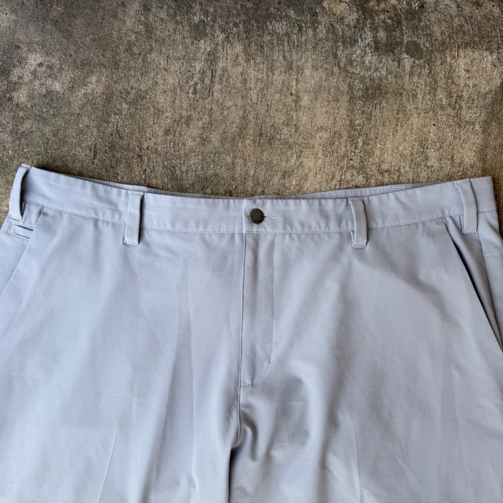 Adidas Mens Ultimate365 Golf Pants Light Grey Performance Stretch 40x31 - Picture 2 of 8